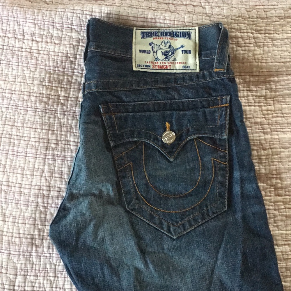 10/10 True religion jeans! Straight leg - Picture 1 of 8